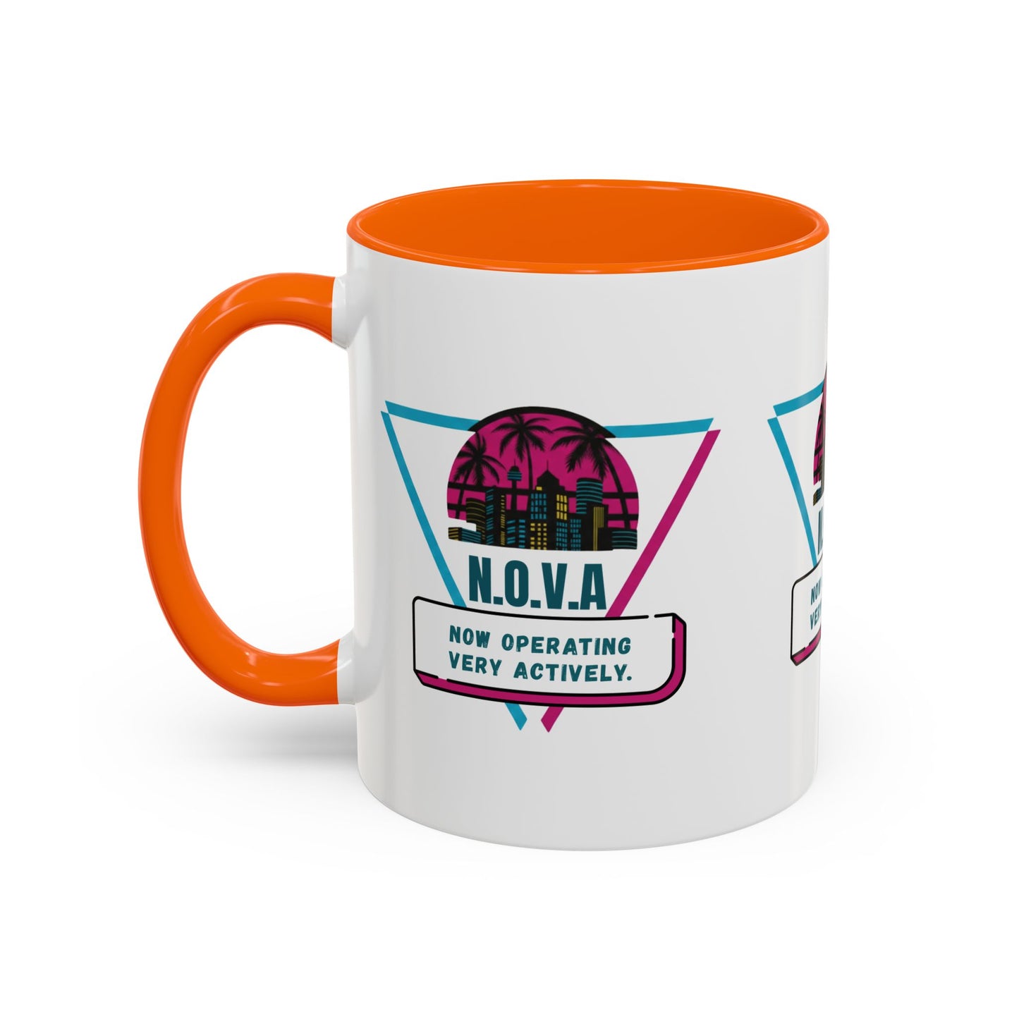 Personalized Building View Accent Coffee Mug