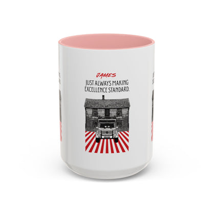 Personalized Vintage Car Accent Coffee Mug
