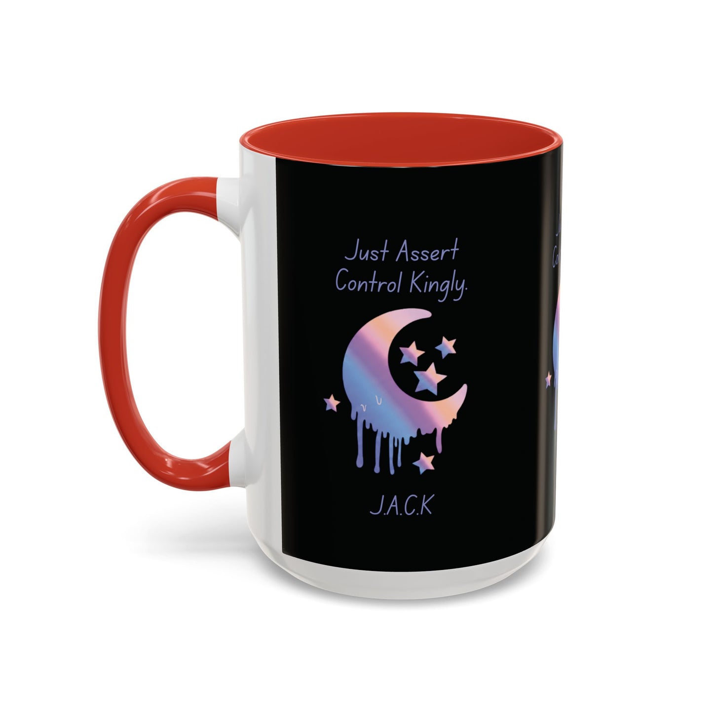 Personalized Moon Dripping Accent Coffee Mug
