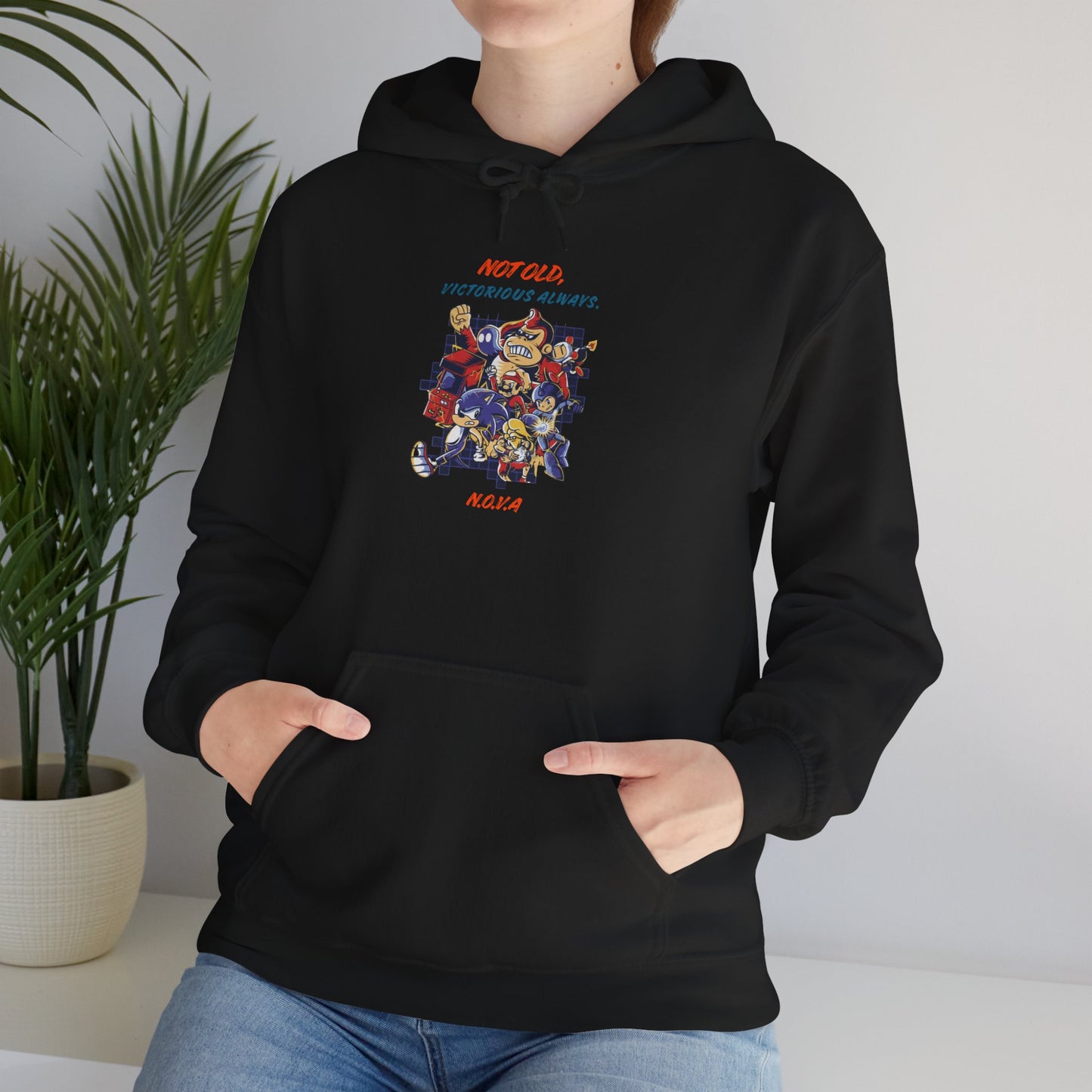Personalized Retro Cartoon Squad Hooded Sweatshirt