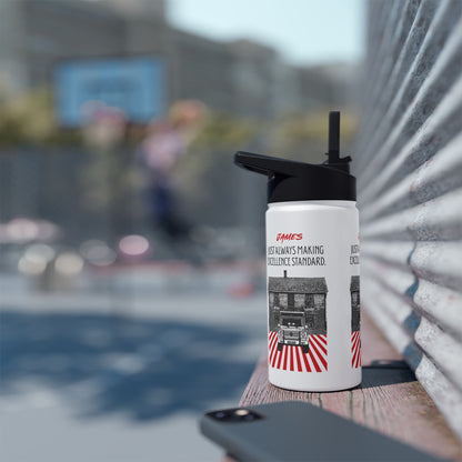 Personalized Initial Quote Vintage Car Stainless Steel Water Bottle