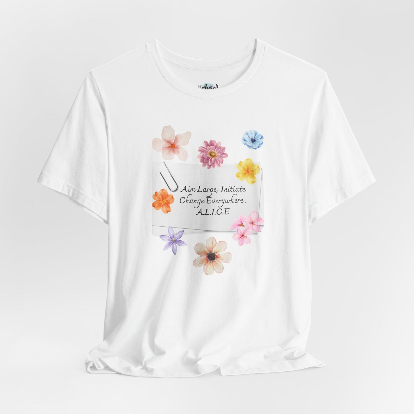 Personalized Floral Note Tee