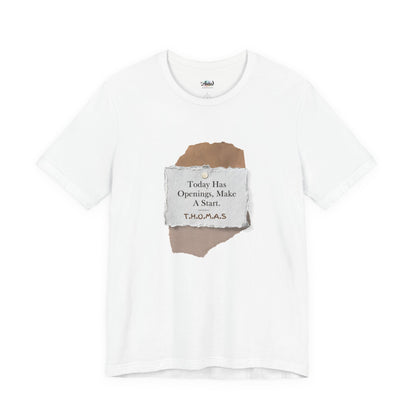 Personalized Torn Paper Motive Tee