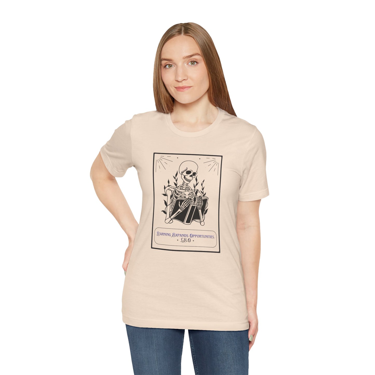 Personalized Skeleton Reading Tee