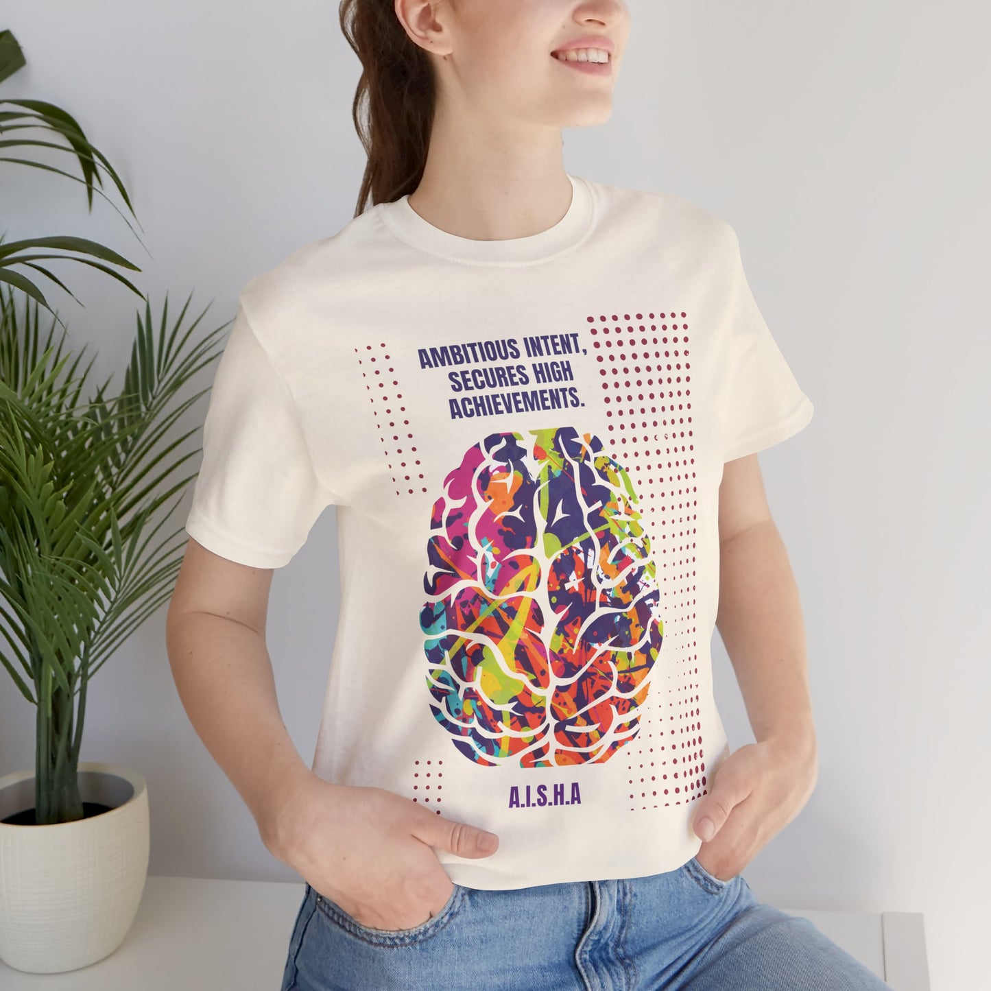Personalized Motivational Brain Graphic Tee