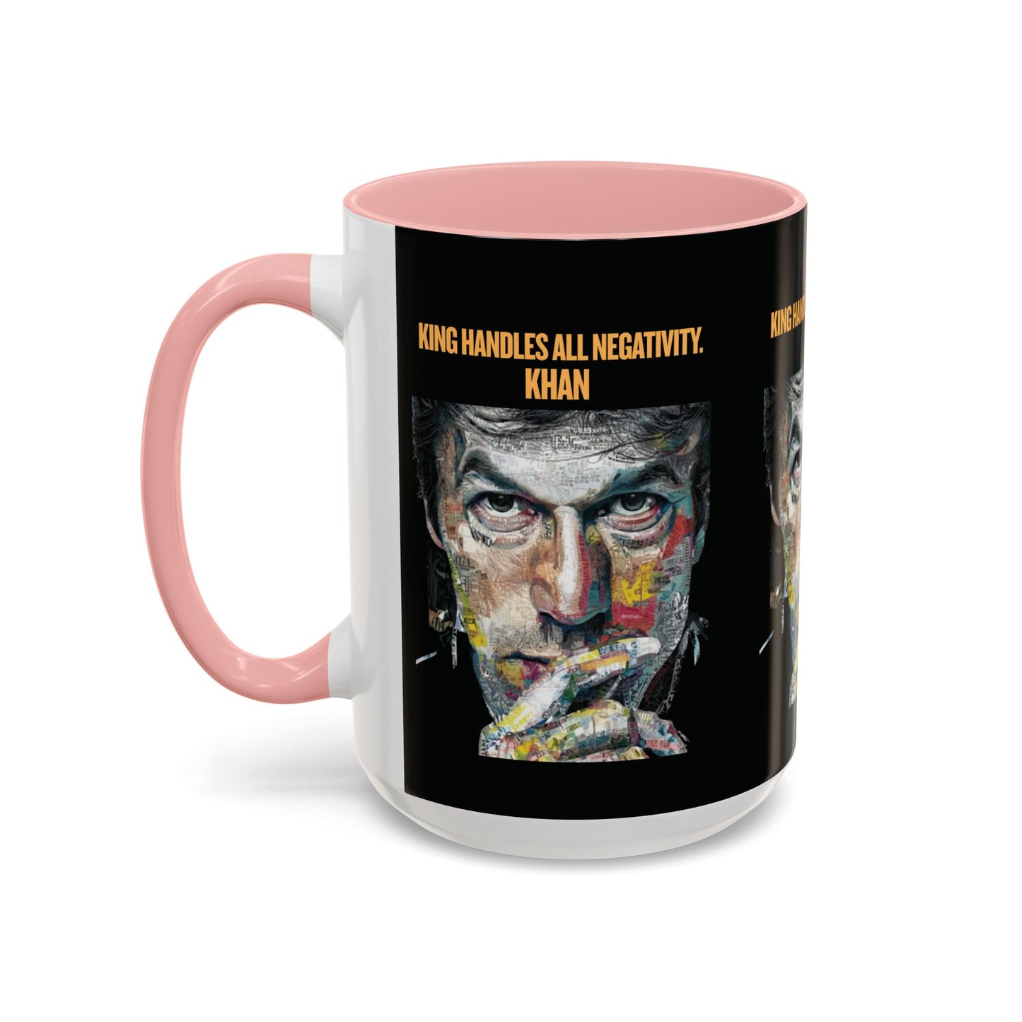 Personalized Initial Khan Accent Coffee Mug