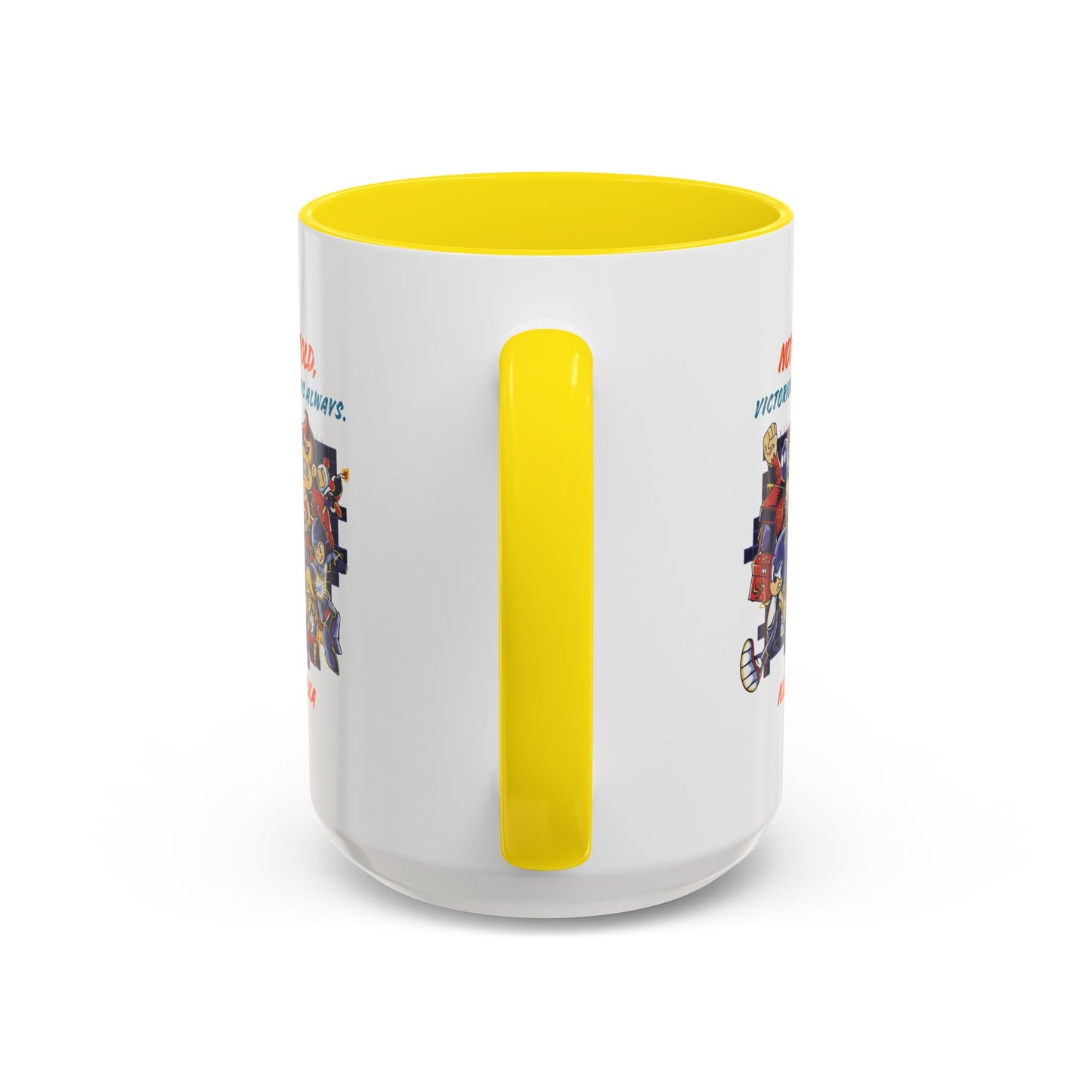 Personalized Victory Cartoon Accent Coffee Mug