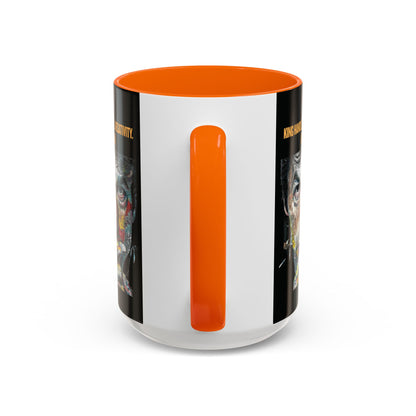 Personalized Initial Khan Accent Coffee Mug