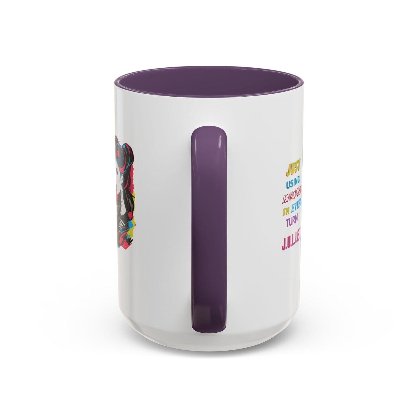 Personalized Vintage Girl Accent Coffee Mug