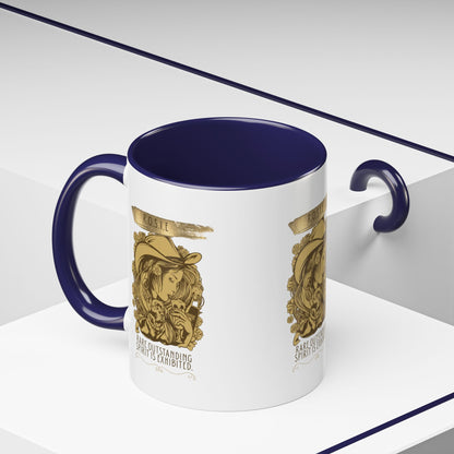 Personalized Golden Girl Accent Coffee Mug