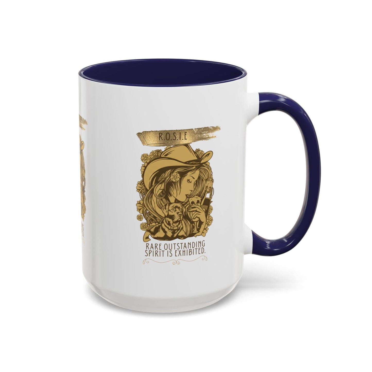 Personalized Golden Girl Accent Coffee Mug