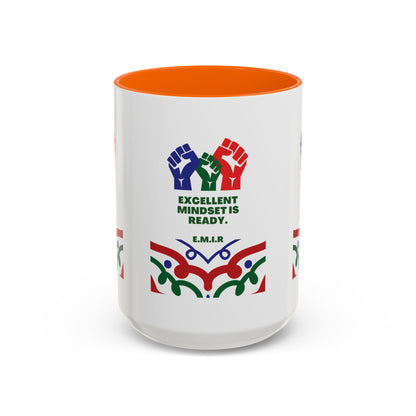 Personalized Initial Victory Accent Coffee Mug