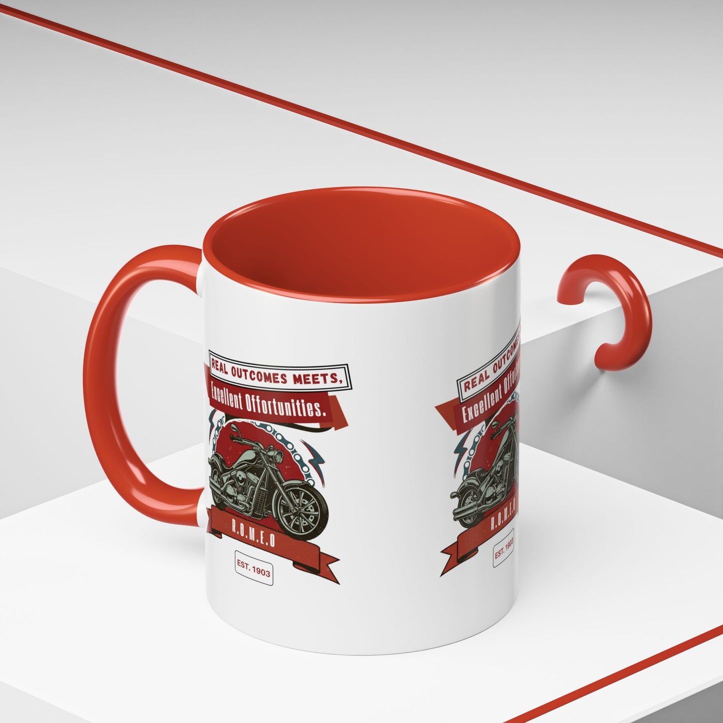 Personalized Motorcycle Accent Coffee Mug