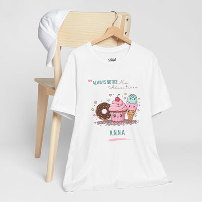Personalized Cute Sweet Treats Tee