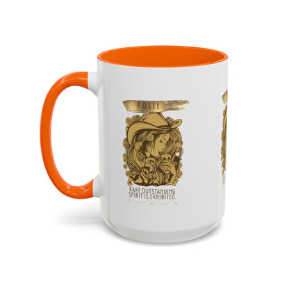 Personalized Golden Girl Accent Coffee Mug