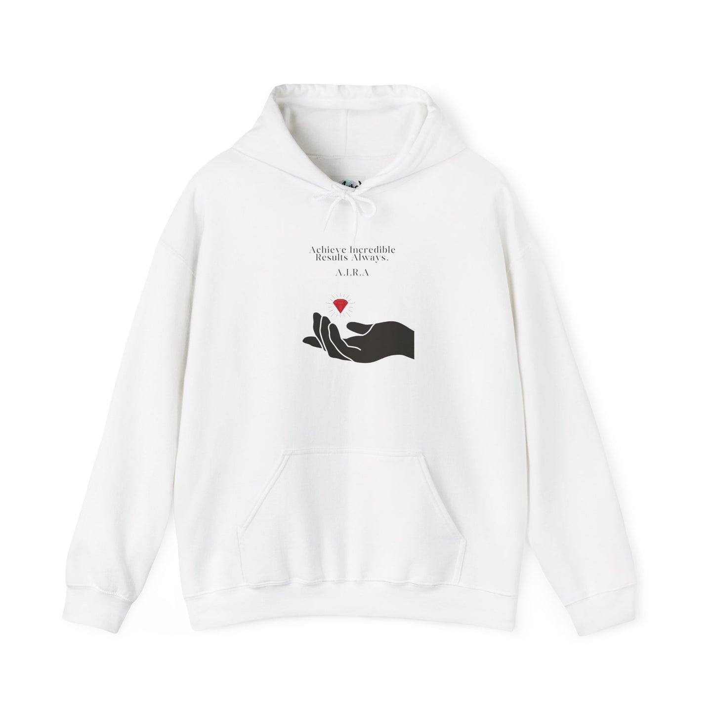 Personalized Hand and Gem Hooded Sweatshirt