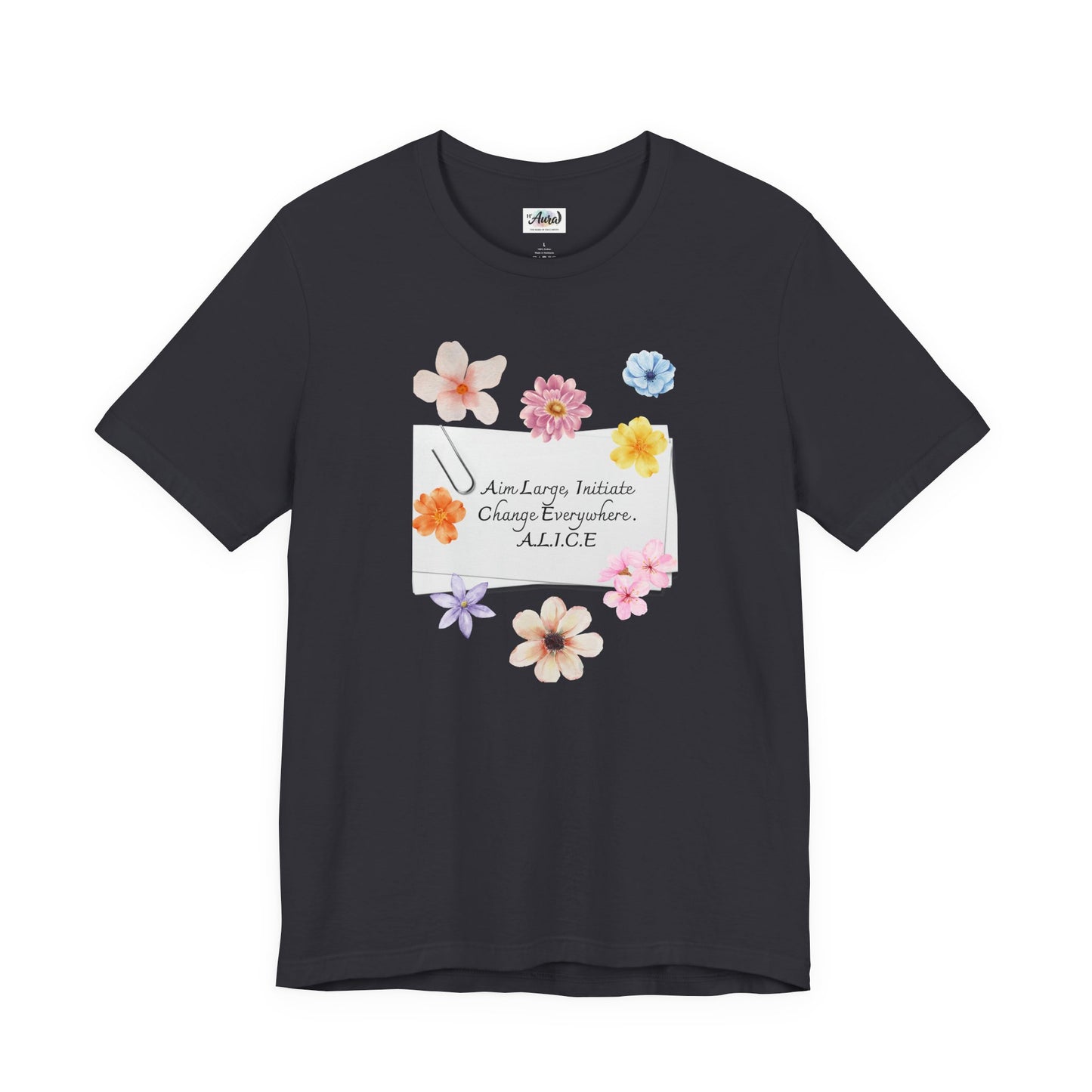 Personalized Floral Note Tee