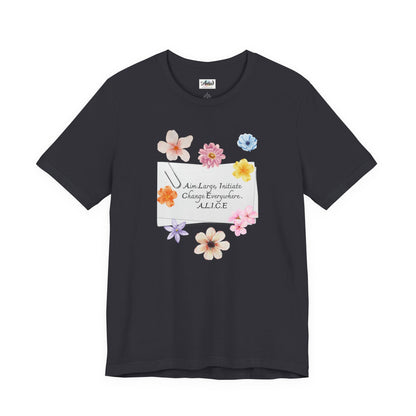 Personalized Floral Note Tee