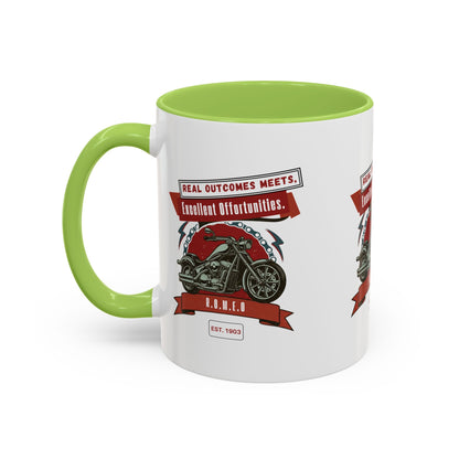 Personalized Motorcycle Accent Coffee Mug