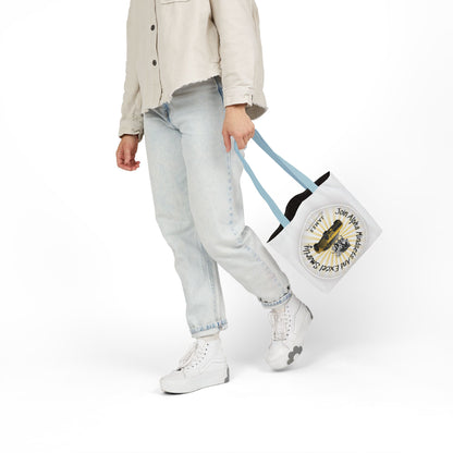 Personalized Initial Quote Horse Car Canvas Tote Custom Name