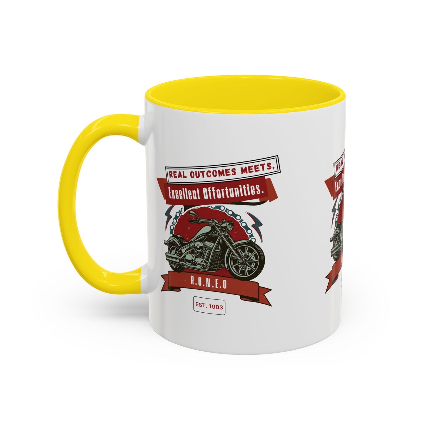 Personalized Motorcycle Accent Coffee Mug