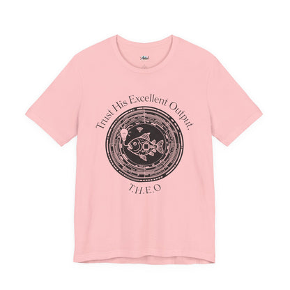 Personalized Spiritual Fish Circle Design Graphic Tee
