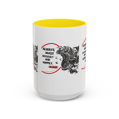 Personalized Inspirational Girl Accent Coffee Mug