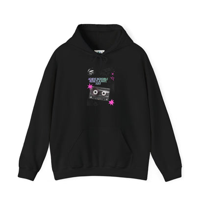 Personalized Cassette Vibes Hooded Sweatshirt