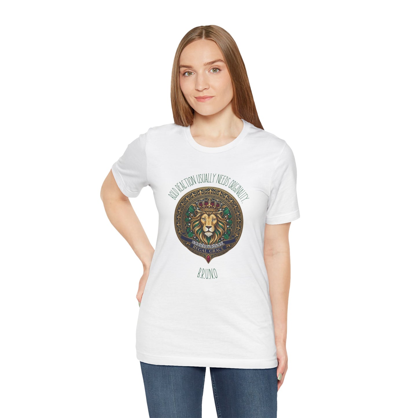 Personalized Lion Crest Graphic Tee