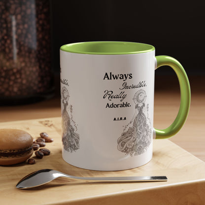 Personalized Girl With Light Accent Coffee Mug