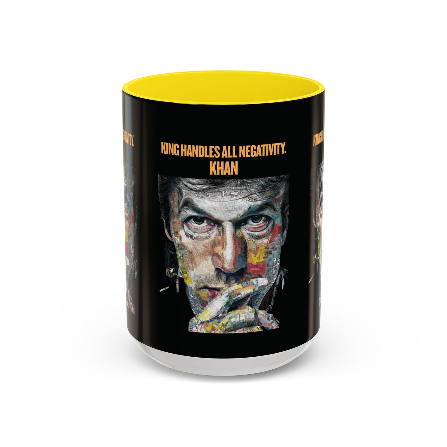 Personalized Initial Khan Accent Coffee Mug