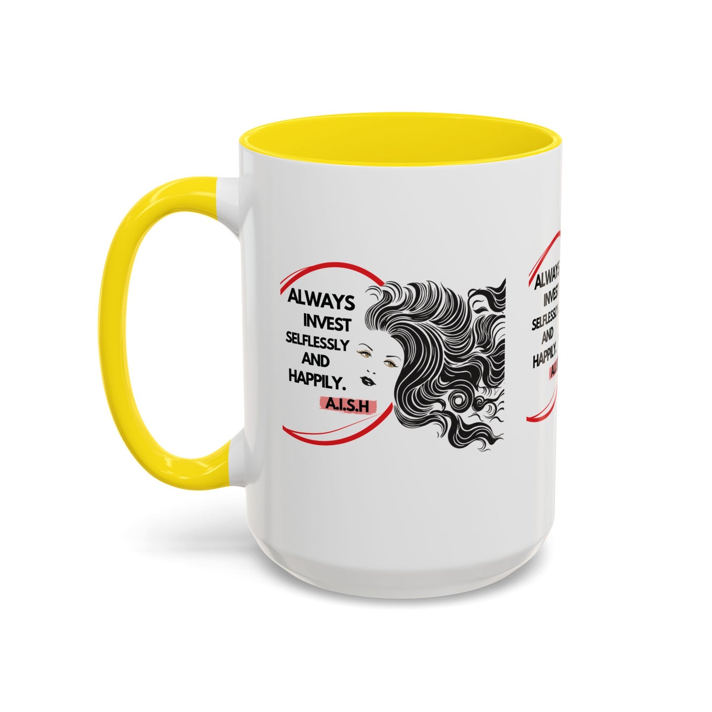 Personalized Inspirational Girl Accent Coffee Mug