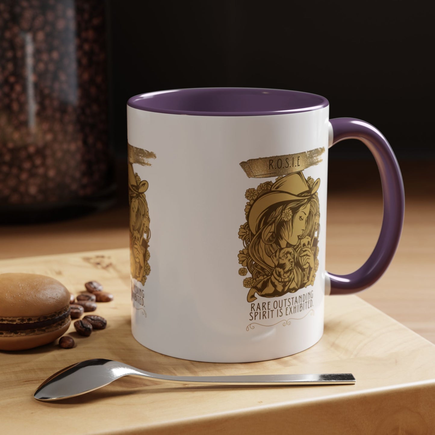 Personalized Golden Girl Accent Coffee Mug