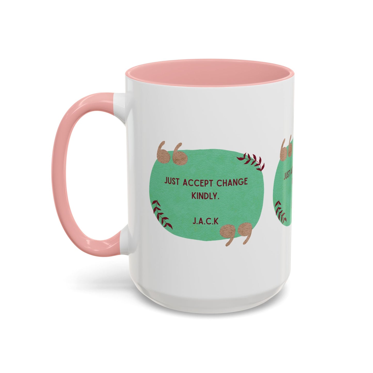 Personalized Note Box Accent Coffee Mug