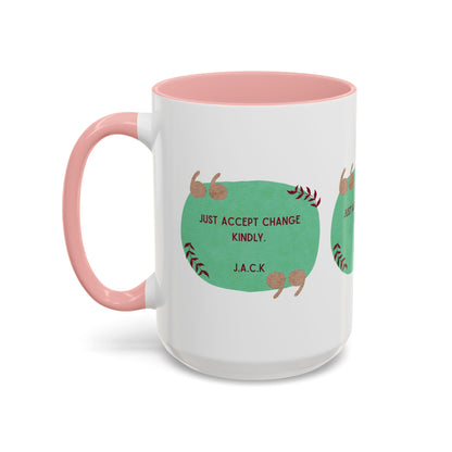 Personalized Note Box Accent Coffee Mug