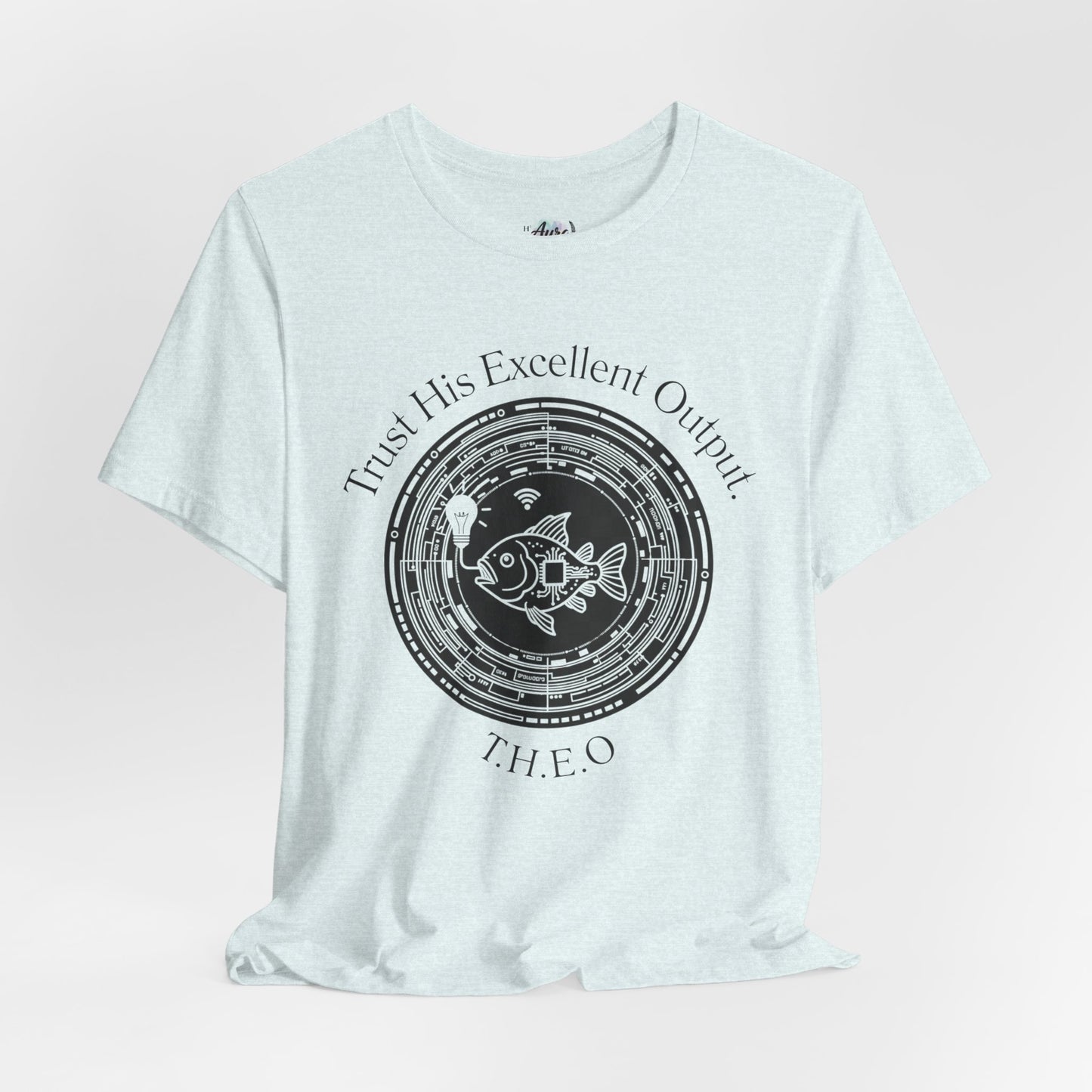 Personalized Spiritual Fish Circle Design Graphic Tee