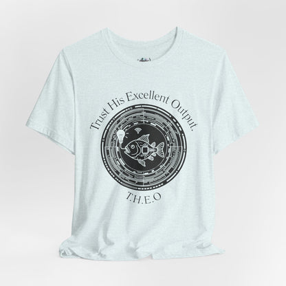 Personalized Spiritual Fish Circle Design Graphic Tee
