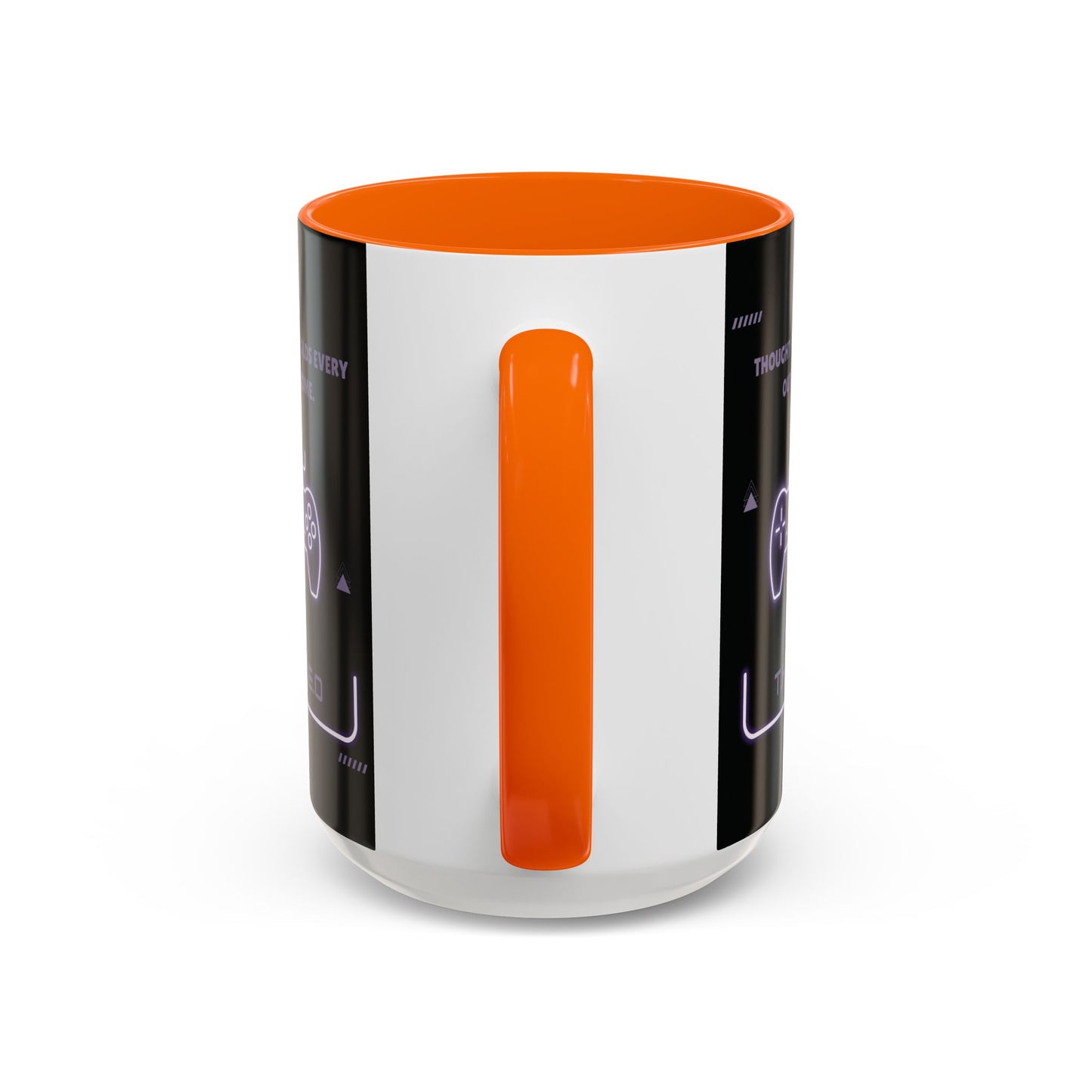 Personalized Initial Game Controller Accent Coffee Mug