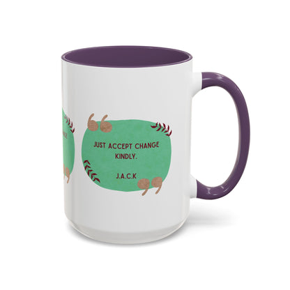 Personalized Note Box Accent Coffee Mug
