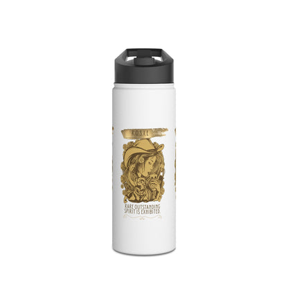 Personalized Initial Quote Golden Girl Stainless Steel Water Bottle