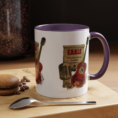 Personalized Guitar Accent Coffee Mug