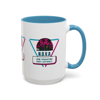 Personalized Building View Accent Coffee Mug