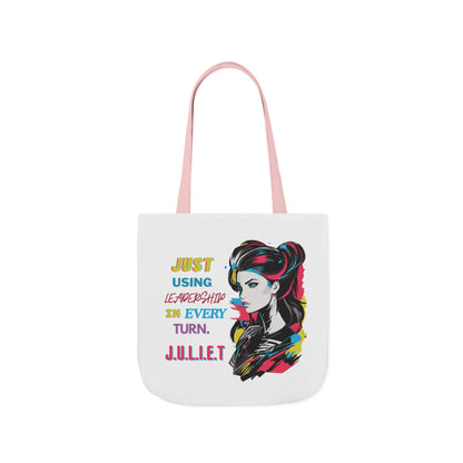 Personalized Initial Quote Cosmetic Colorful Girl Tote Custom Name