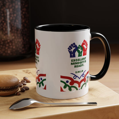 Personalized Initial Victory Accent Coffee Mug