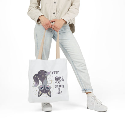 Personalized Initial Quote Fox King Canvas Tote Custom Name