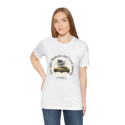 Personalized Horse with Car Graphic Tee