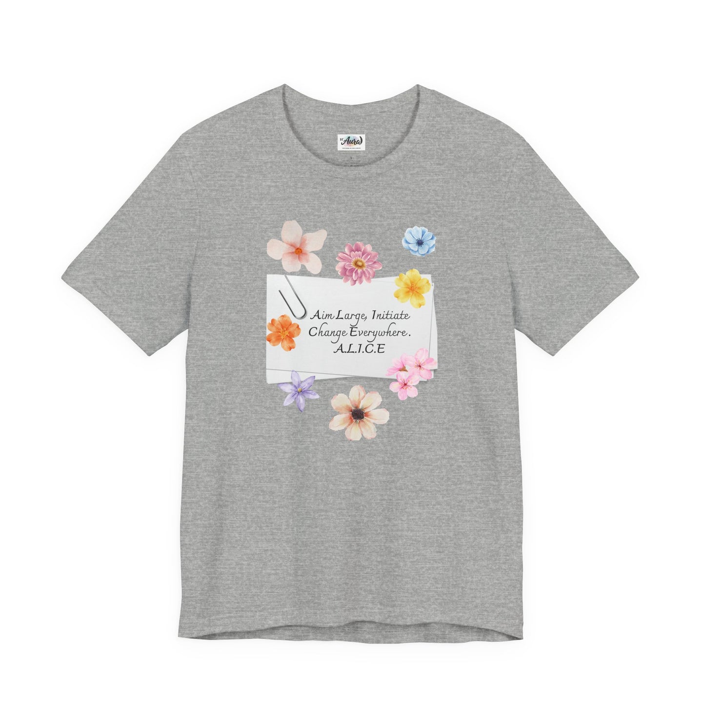 Personalized Floral Note Tee