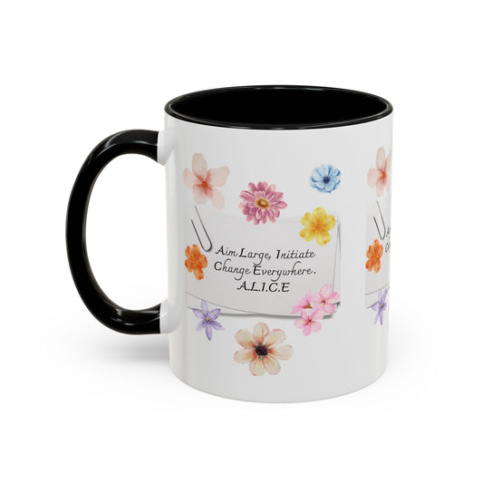 H2 Aura personalized ceramic mug featuring a custom name initial quote and artistic portrait. A unique, high-quality gift that turns a name into a one-of-a-kind statement for daily use.