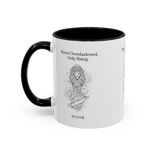 H2 Aura personalized ceramic mug featuring a custom name initial quote and artistic portrait. A unique, high-quality gift that turns a name into a one-of-a-kind statement for daily use.