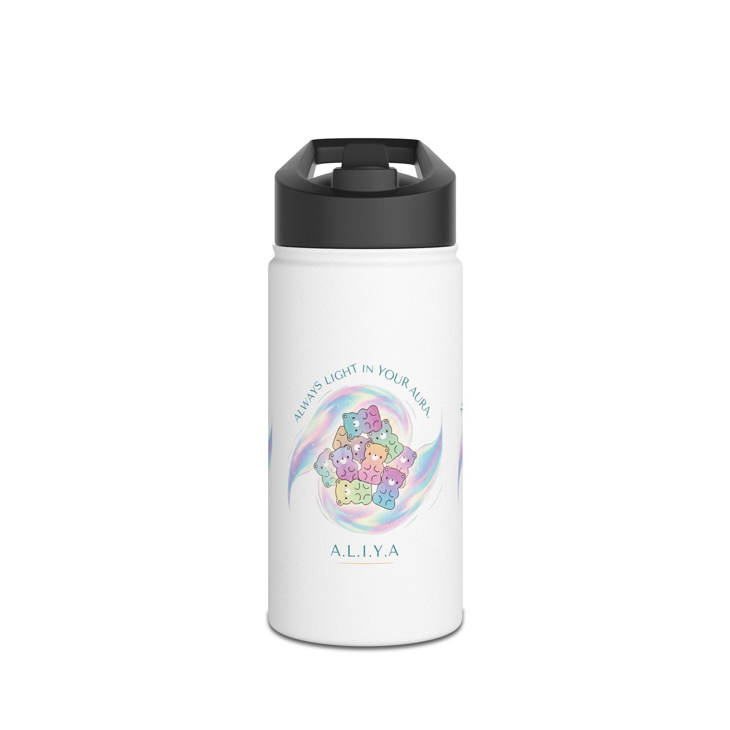 The perfect personalized gift for birthdays or gyms. Custom H2 Aura water bottles with unique initial designs. Durable, BPA-free, and vacuum insulated.